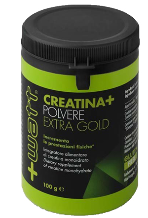 +Watt - Creatina+ Polvere Extra gold - 100 grammi - Farmacia di Regoledo Srl