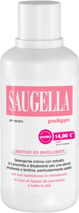 SAUGELLA POLIGYN PH NEUTRO LENITIVO ED EMOLLIENTE 500 ML TAGLIO PREZZO - Farmacia di Regoledo Srl