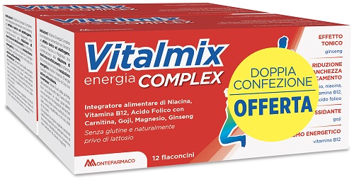 VITALMIX COMPLEX BIPACK 2 CONFEZIONI DA 12 FLACONCINI DA 12 ML - Farmacia di Regoledo Srl