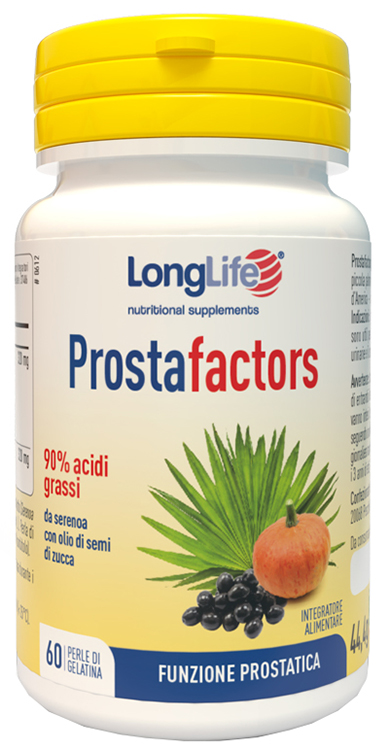 LONGLIFE PROSTAFACTORS 60 PERLE DI GELATINA - Farmacia di Regoledo Srl