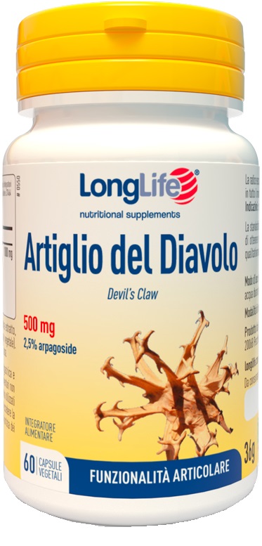 LONGLIFE ARTIGLIO DEL DIAVOLO 2% 60 CAPSULE - Farmacia di Regoledo Srl