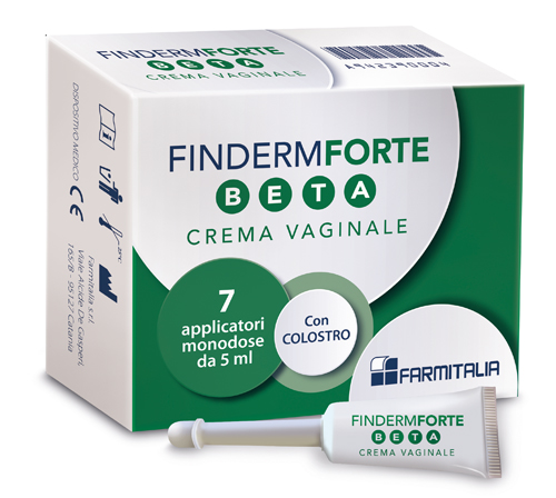 FINDERM FORTE BETA CREMA VAGINALE 7 APPLICATORI MONOUSO 5 G - Farmacia di Regoledo Srl