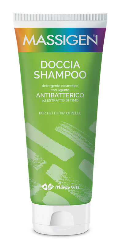 MASSIGEN DOCCIASHAMPOO ANTIBATTERICO 200 ML - Farmacia di Regoledo Srl