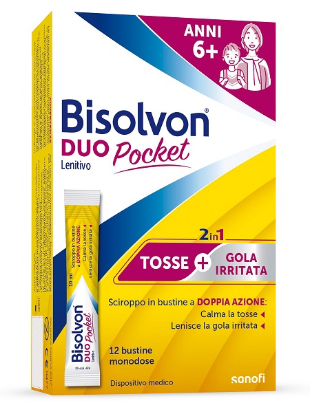 BISOLVON DUO POCKET LENITIVO NEW 12 BUSTINE - Farmacia di Regoledo Srl