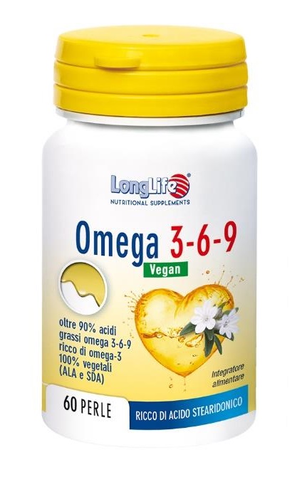 Longlife Omega 3-6-9 vegan 60 perle - Farmacia di Regoledo Srl