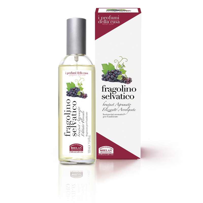 Helan - Profumatore ambiente Spray - Fragolino Selvatico 100ml - Farmacia di Regoledo Srl