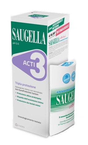 SAUGELLA ACTI3 250 ML + ASSORBENTI INTERNI OMAGGIO - Farmacia di Regoledo Srl