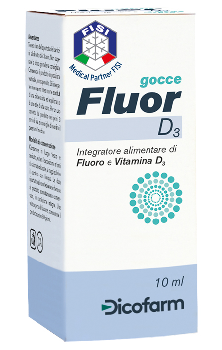 FLUOR D3 GOCCE 10 ML - Farmacia di Regoledo Srl