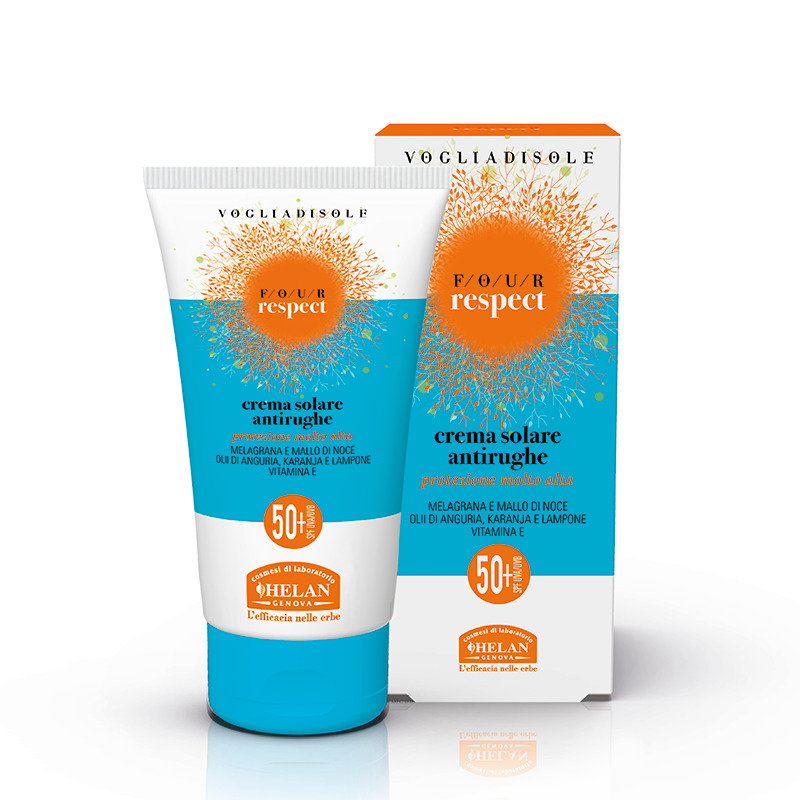 VOGLIADISOLE FOUR RESPECT CREMA SOLARE ANTIRUGHE SPF50+ 50 ML - Farmacia di Regoledo Srl
