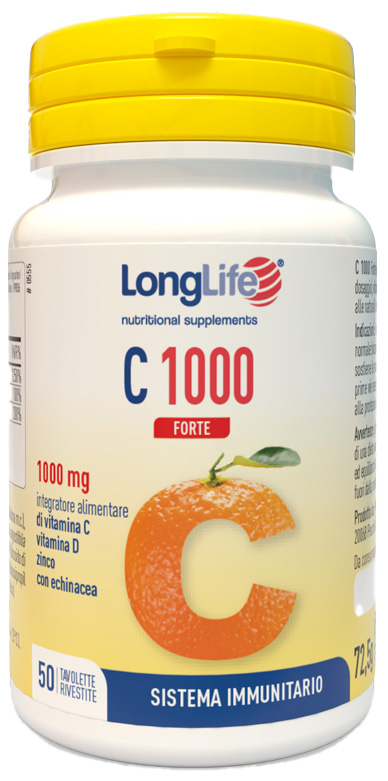 LONGLIFE C 1000 FORTE 50 TAVOLETTE - Farmacia di Regoledo Srl