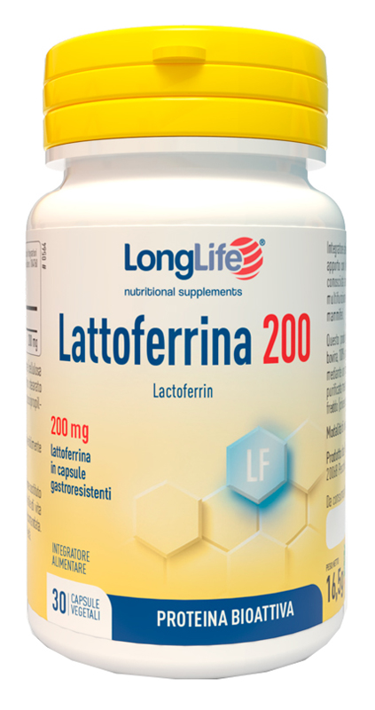 LONGLIFE LATTOFERRINA200 30 CAPSULE VEGETALI DA 550 MG - Farmacia di Regoledo Srl