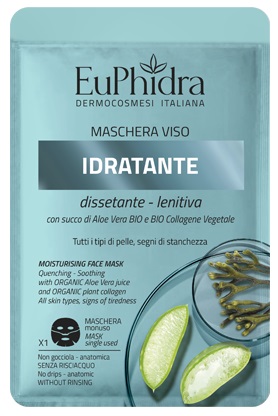 EUPHIDRA MASCHERA VISO IDRATANTE 1 PEZZO - Farmacia di Regoledo Srl