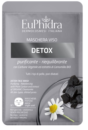 EUPHIDRA MASCHERA VISO DETOX 1 PEZZO - Farmacia di Regoledo Srl