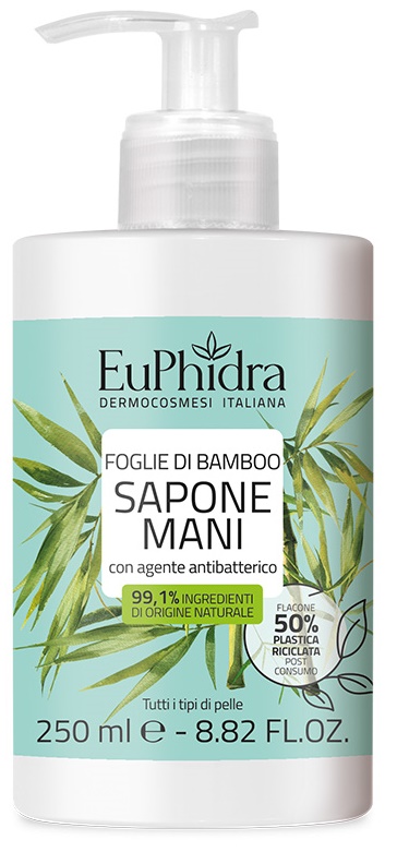 EUPHIDRA SAPONE LIQUIDO FOGLIE DI BAMBOO 250 ML - Farmacia di Regoledo Srl