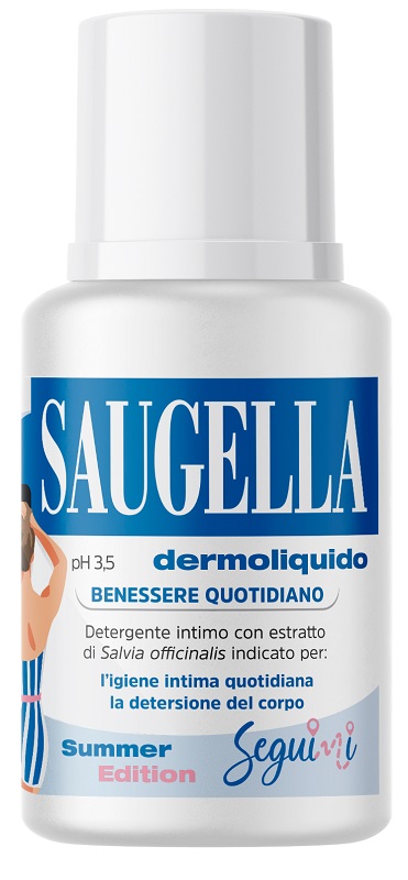 SAUGELLA DERMOLIQUIDO PH 3,5 BENESSERE QUOTIDIANO DETERGENTE INTIMO 100 ML - Farmacia di Regoledo Srl