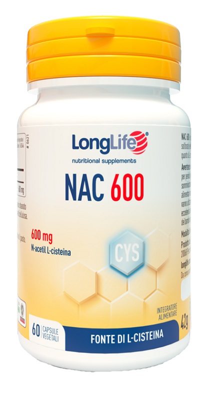 LONGLIFE NAC 600MG 60 CAPSULE - Farmacia di Regoledo Srl