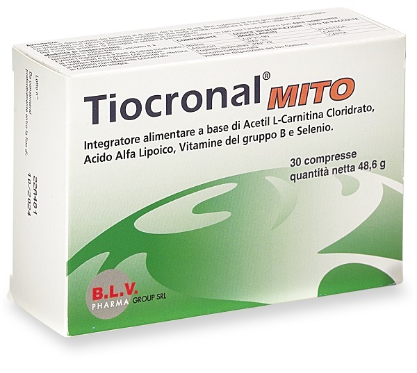 TIOCRONAL MITO 30 COMPRESSE - Farmacia di Regoledo Srl