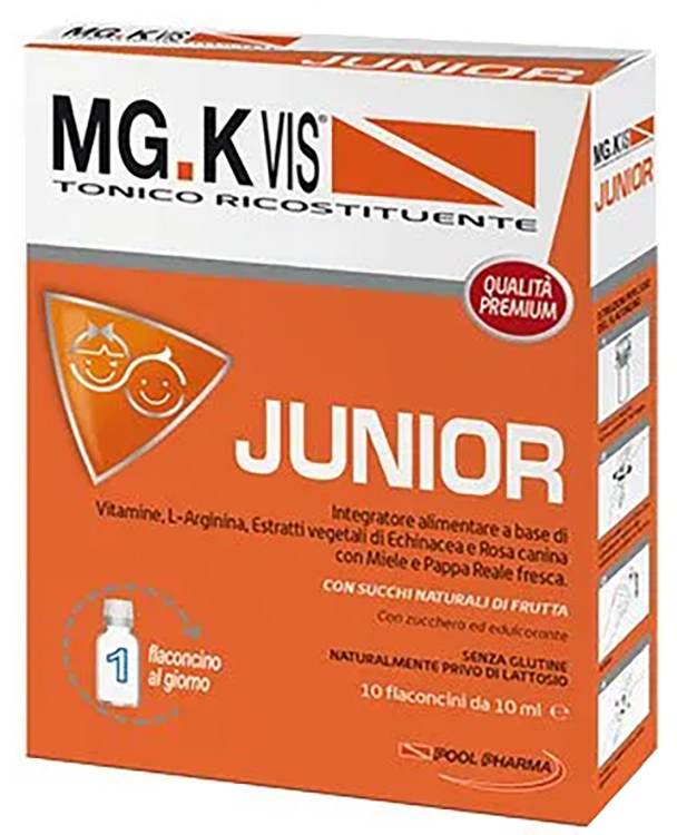 MGK VIS TONICO RICOSTITUENTE JUNIOR 10 FLACONCINI DA 10 ML - Farmacia di Regoledo Srl