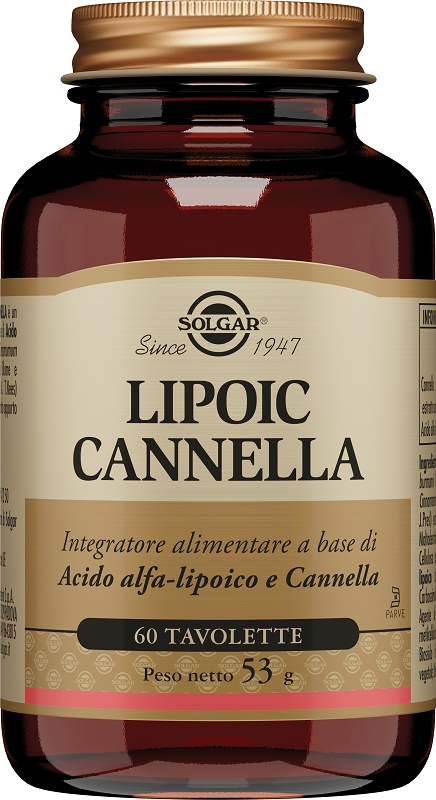 LIPOIC CANNELLA 60 TAVOLETTE - Farmacia di Regoledo Srl