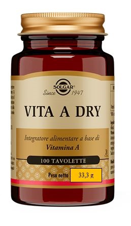 VITA A DRY 100 TAVOLETTE - Farmacia di Regoledo Srl