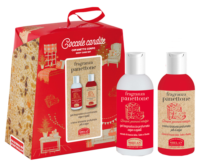Helan - Cofanetto Panettone Corpo - Gel bagno doccia + Crema idratante  - Farmacia di Regoledo Srl