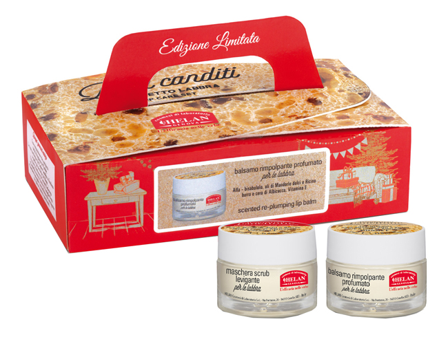 Helan - Cofanetto Panettone Labbra - Maschera scrub + Balsamo rimpolpante - Farmacia di Regoledo Srl