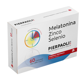 MELATONINA ZINCO SELENIO PIERPAOLI 60 COMPRESSE - Farmacia di Regoledo Srl