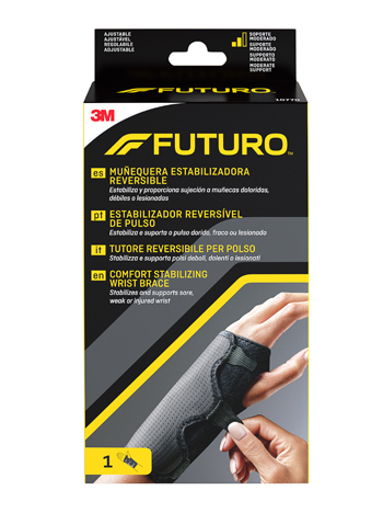 TUTORE PER POLSO REVERSIBILE FUTURO NERO 1 PEZZO - Farmacia di Regoledo Srl