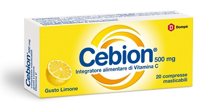 CEBION MASTICABILE LIMONE VITAMINA C 500 MG 20 COMPRESSE - Farmacia di Regoledo Srl