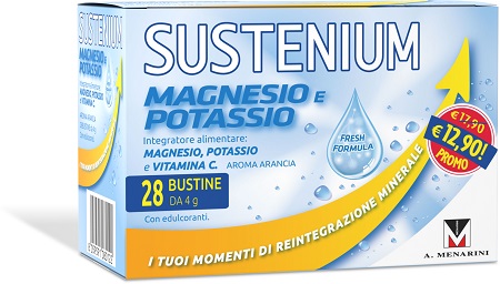 SUSTENIUM MAGNESIO POTASSIO 28 BUSTINE PROMO - Farmacia di Regoledo Srl