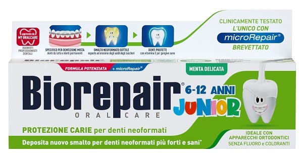 Biorepair - Dentifricio Junior 6-12 anni - 75 ml - Farmacia di Regoledo Srl