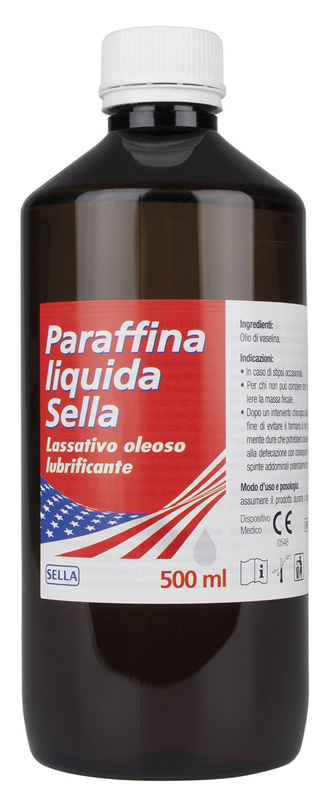 PARAFFINA LIQUIDA MD LASSATIVO 500 ML SELLA - Farmacia di Regoledo Srl