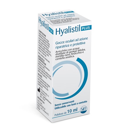 Hyalistil Plus - Gocce Oculari Confezione 10 Ml - Farmacia di Regoledo Srl