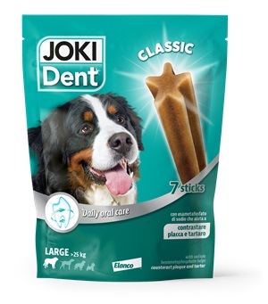 Joki dent Classic - 7 Stick per l'igiene orale per cane oltre i 25kg - Farmacia di Regoledo Srl