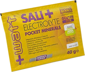 +Watt - Sali+ Electrolyte Pocket Minerals - Gusto Limone - Bustina da 40 grammi - Farmacia di Regoledo Srl
