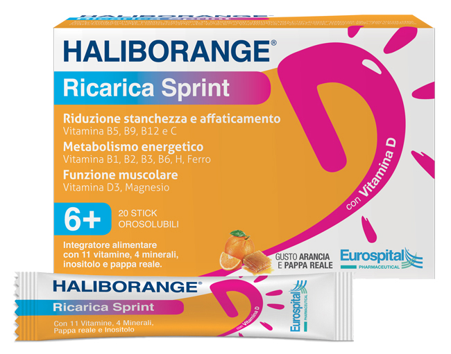 HALIBORANGE RICARICA SPRINT 20 STICK PACK 2 G - Farmacia di Regoledo Srl