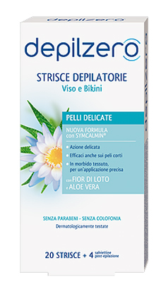 DEPILZERO STRISCE VISO E BIKINI 20 PEZZI - Farmacia di Regoledo Srl