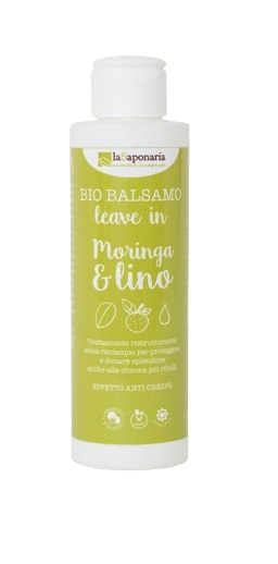 LA SAPONARIA BALSAMO LEAVE IN MORINGA&LINO A/CRESPO 150 ML - Farmacia di Regoledo Srl