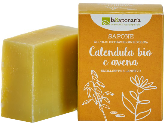 LA SAPONARIA CALENDULA BIO E AVENA 100 G - Farmacia di Regoledo Srl