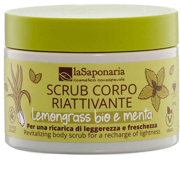 LA SAPONARIA SCRUB LEMONGRASS E MENTA 250G - Farmacia di Regoledo Srl