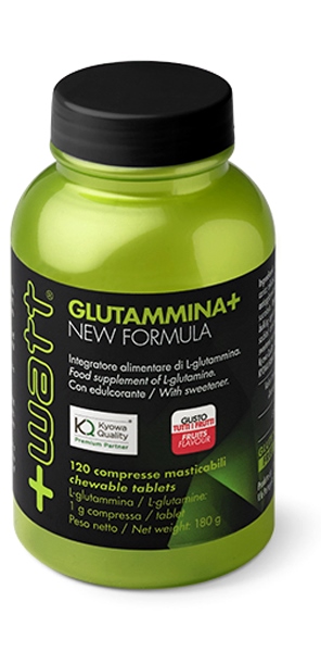 +Watt - Glutammina+ gusto Tutti i Frutti - 120 compresse - Farmacia di Regoledo Srl