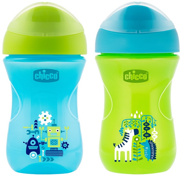 Chicco - Tazza Easy cup 12m+ 266ml - Azzurra - Farmacia di Regoledo Srl