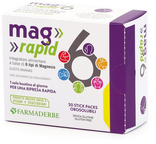 MAG 6 RAPID 20 STICK DA 1,5 G - Farmacia di Regoledo Srl