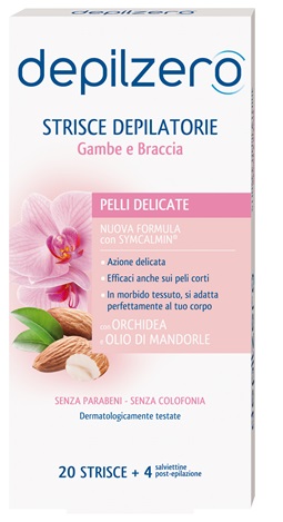 DEPILZERO STRISCE GAMBE BRACCIA 20 PEZZI - Farmacia di Regoledo Srl