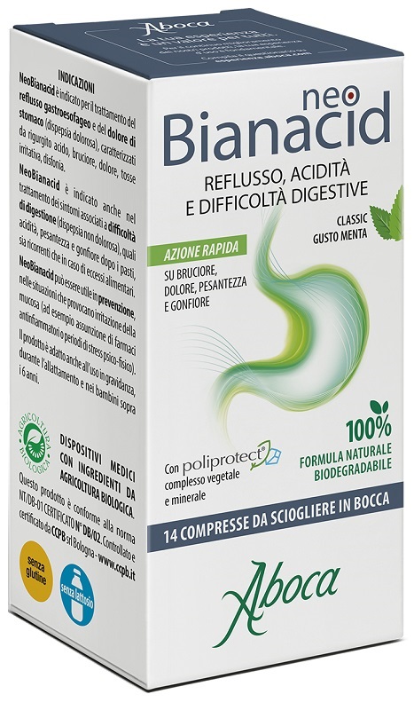 NEOBIANACID 14 COMPRESSE MASTICABILI - Farmacia di Regoledo Srl