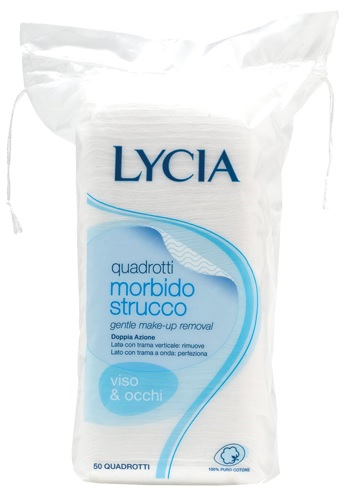 LYCIA 50 QUADROTTI COTONE STRISCIA 12 PEZZI - Farmacia di Regoledo Srl