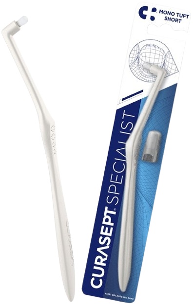 CURASEPT SPAZZOLINO SPECIALIST MONO TUFT SHORT - Farmacia di Regoledo Srl