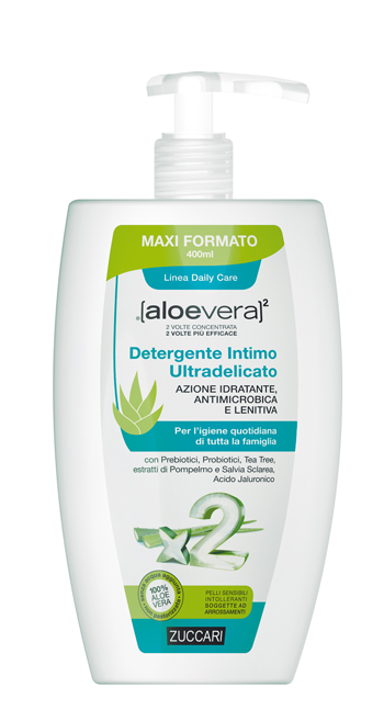 ALOEVERA2 DETERGENTE INTIMO ULTRADELICATO 400 ML - Farmacia di Regoledo Srl