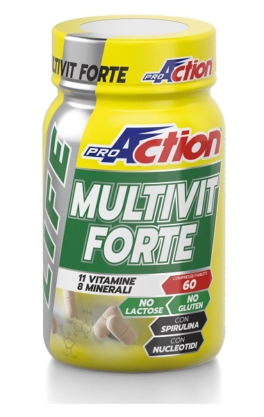 Proaction - Multivit Forte - 60 compresse - Farmacia di Regoledo Srl