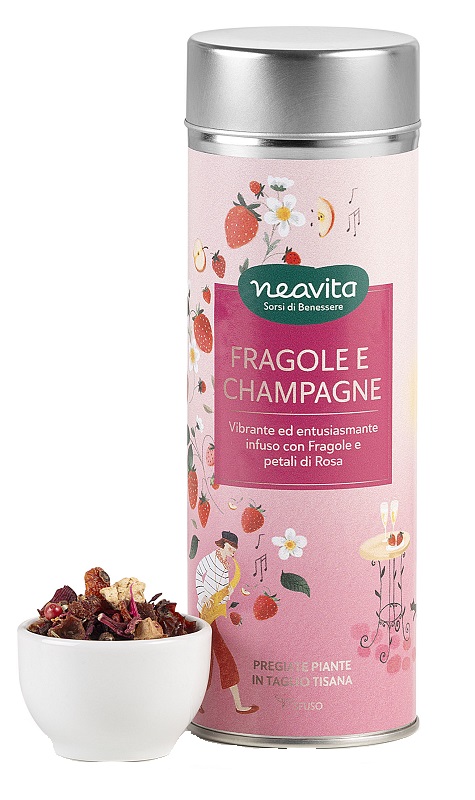 NEAVITA INFUSO FRAGOLE CHAMPAGNE 100 G - Farmacia di Regoledo Srl